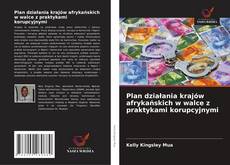 Buchcover von Plan działania krajów afrykańskich w walce z praktykami korupcyjnymi