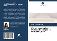 Copertina di Werte, Lebensziele, Weltanschauungen im heutigen China