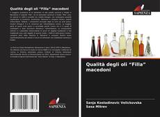 Couverture de Qualità degli oli “Filla” macedoni