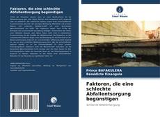 Capa do livro de Faktoren, die eine schlechte Abfallentsorgung begünstigen 
