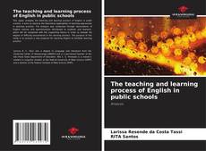 Bookcover of The teaching and learning process of English in public schools