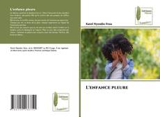 Capa do livro de L'enfance pleure 