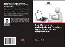 Buchcover von Une étude sur la technologie VOIP, qui est préférée aux cartes téléphoniques