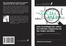 Buchcover von Una investigación sobre los efectos negativos de las redes sociales