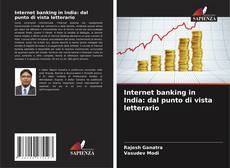 Buchcover von Internet banking in India: dal punto di vista letterario