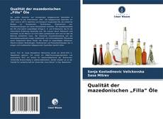 Bookcover of Qualität der mazedonischen „Filla” Öle