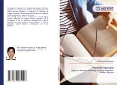 Bookcover of Modern linguistics