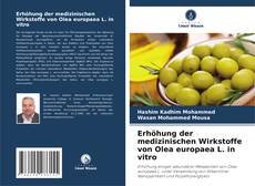 Обложка Erhöhung der medizinischen Wirkstoffe von Olea europaea L. in vitro