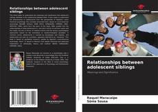 Buchcover von Relationships between adolescent siblings