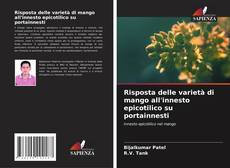Capa do livro de Risposta delle varietà di mango all'innesto epicotilico su portainnesti 