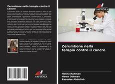 Bookcover of Zerumbone nella terapia contro il cancro