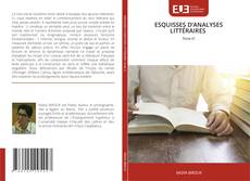 Couverture de ESQUISSES D’ANALYSES LITTÉRAIRES