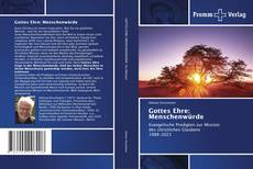 Bookcover of Gottes Ehre: Menschenwürde