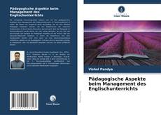 Copertina di Pädagogische Aspekte beim Management des Englischunterrichts
