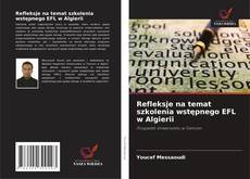 Portada del libro de Refleksje na temat szkolenia wstępnego EFL w Algierii