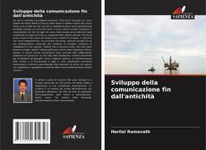 Capa do livro de Sviluppo della comunicazione fin dall'antichità 