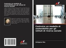 Buchcover von Costruire un modello di sostenibilità per gli istituti di ricerca sociale