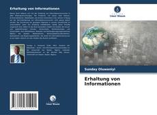 Bookcover of Erhaltung von Informationen