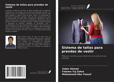 Portada del libro de Sistema de tallas para prendas de vestir