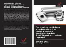 Bookcover of Optymalizacja silników wysokoprężnych za pomocą systemu emulgującego bez środków powierzchniowo czynnych