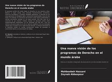 Capa do livro de Una nueva visión de los programas de Derecho en el mundo árabe 