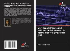 Buchcover von Verifica dell'ipotesi di efficienza dei mercati in forma debole: prove dal KSE
