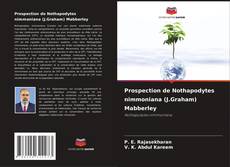 Bookcover of Prospection de Nothapodytes nimmoniana (J.Graham) Mabberley