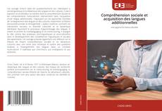 Capa do livro de Compréhension sociale et acquisition des langues additionnelles 
