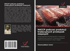 Обложка HACCP podczas produkcji tradycyjnych przekąsek mięsnych