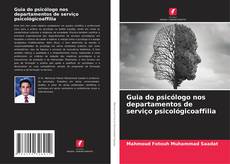 Couverture de Guia do psicólogo nos departamentos de serviço psicológicoaffilia