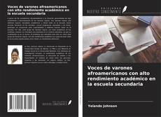 Buchcover von Voces de varones afroamericanos con alto rendimiento académico en la escuela secundaria