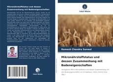 Mikronährstoffstatus und dessen Zusammenhang mit Bodeneigenschaften kitap kapağı