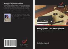 Copertina di Kongijskie prawo sądowe