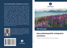 Gesundheitspolitik erfolgreich umsetzen kitap kapağı