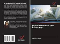 Capa do livro de Jej doświadczenie jako dramaturg 