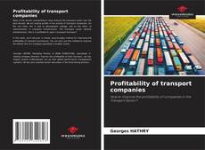Profitability of transport companies的封面