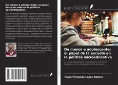 Couverture de De menor a adolescente: el papel de la escuela en la política socioeducativa