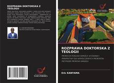 Portada del libro de ROZPRAWA DOKTORSKA Z TEOLOGII