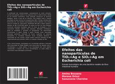 Portada del libro de Efeitos das nanopartículas de TiO₂+Ag e SiO₂+Ag em Escherichia coli