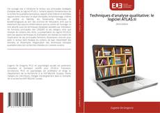 Techniques d'analyse qualitative: le logiciel ATLAS.ti的封面