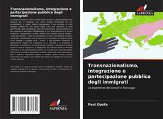 Portada del libro de Transnazionalismo, integrazione e partecipazione pubblica degli immigrati