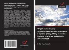 Buchcover von Organ zarządzający zarządzaniem bezpieczeństwem i higieną pracy, który zarządza higieną pracy we wszystkich dyscyplinach