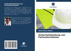 Copertina di Sicherheitsleistung von Fachunternehmen