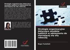 Обложка Strategie organizacyjne dotyczące zasobów ludzkich w odniesieniu do starzejącej się siły roboczej