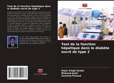 Copertina di Test de la fonction hépatique dans le diabète sucré de type 2