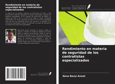 Rendimiento en materia de seguridad de los contratistas especializados的封面