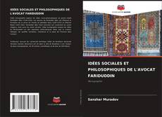 Buchcover von IDÉES SOCIALES ET PHILOSOPHIQUES DE L'AVOCAT FARIDUDDIN