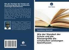 Bookcover of Wie der Standort der Schule und die Klassengröße die schulischen Leistungen beeinflussen