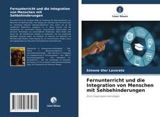 Capa do livro de Fernunterricht und die Integration von Menschen mit Sehbehinderungen 