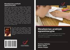Обложка Niewłaściwe praktyki egzaminacyjne